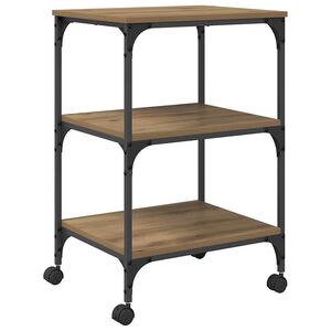 vidaXL Printeri alus Artisan tamm 50 x 41 x 75 cm Tehispuit