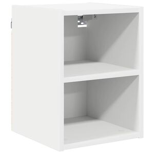 vidaXL Seinakapp ladustamisega Valge 30 x 29,5 x 40 cm Tehispuit
