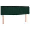 vidaXL voodipeats servadega, tumeroheline, 147x16x78/88 cm, samet