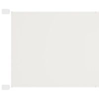 vidaXL vertikaalne varikatus valge 60x420 cm Oxfordi kangas