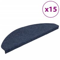 vidaXL isekleepuv trepivaip, 15 tk, 65x22,5x3,5 cm, sinine