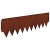 vidaXL Murupiire 10 tk 103 x 30 cm Teras Rooste