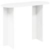 vidaXL Konsoollaud ladustamisega Valge 100 x 39,5 x 75 cm Tehispuit