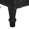 vidaXL tugitool, must, ehtne nahk