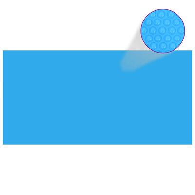 Ristkülikukujuline basseinikate 549 x 274 cm PE sinine