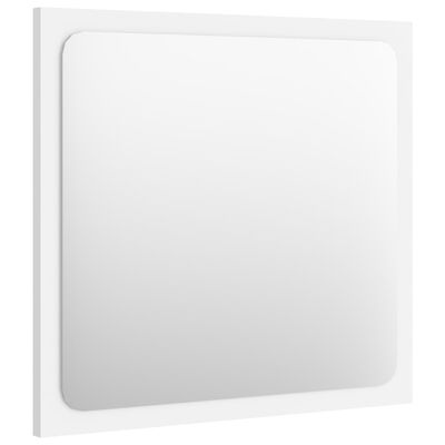 vidaXL vannitoa peegel, valge, 40 x 1,5 x 37 cm, puitlaastplaat