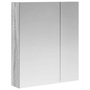 vidaXL Vannitoa peeglikapp Hall Sonoma 60 x 14,5 x 70 cm Tehispuit