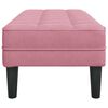 vidaXL pink padjaga Roosa 113 x 57 x 39 cm Samet
