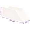 vidaXL Jalapadi &Uuml;ksv&auml;rviline Valge 68 x 25 x 21,5 cm PU Vaht