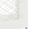 vidaXL Hoidik ja riputustugi Valge 28 x 12 x 41 cm Teras