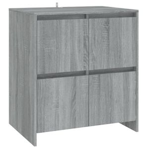 vidaXL puhvetkapp, hall Sonoma tamm, 70x41x75 cm, tehispuit