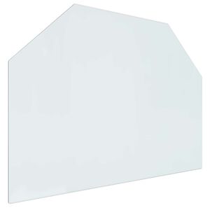 vidaXL Kaminaklaasi plaat L&auml;bipaistev 80 x 60 cm Klaas