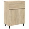 vidaXL Vannitoa peegelkapid Sonoma tamm 60 x 35 x 80 cm Tehispuit