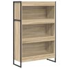 vidaXL Raamaturiiul 80 x 30 x 121 cm Tehispuit Sonoma