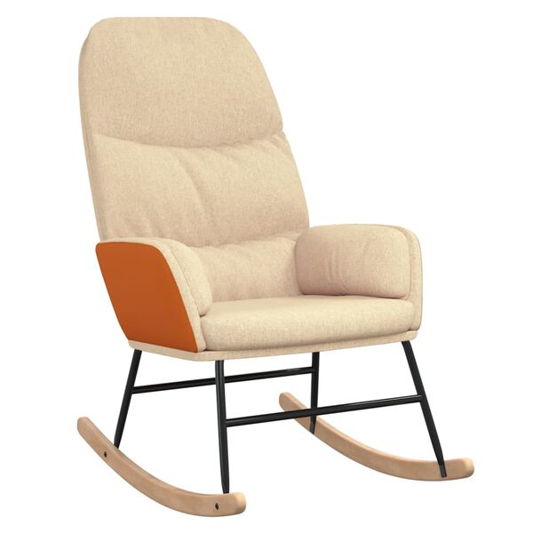 vidaXL kiiktool, kreemjasvalge, kangas