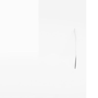 vidaXL telerikapp, kõrgläikega valge, 102x30x37,5 cm, tehispuit