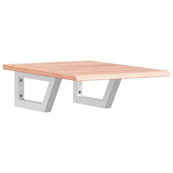 vidaXL seinale kinnitatav valamuriiul, teras ja tammepuit