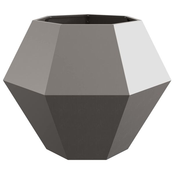 vidaXL Taimekast 2 pcs Rooste 100 x 100 x 80 cm terase t&uuml;&uuml;p