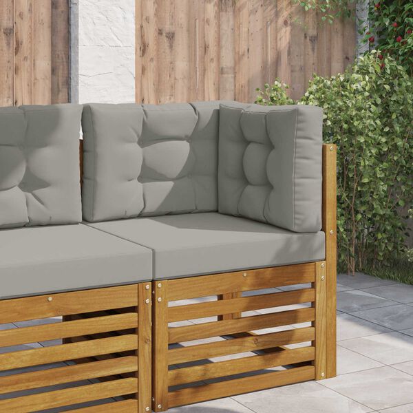 vidaXL V&auml;lim&ouml;&ouml;blitugi patja 3 pcs Hall Pol&uuml;ester