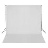 vidaXL fotostuudio komplekt valgustuse, taustapildi ja reflektoriga
