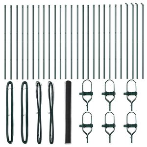 vidaXL Aiapost Hall 50 x 1,5 m (25 mm v&otilde;rgu) Terased ja PVC