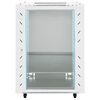 vidaXL 15U serverikapp, 19" IP20, hall, 60 x 45 x 86 cm
