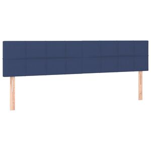 vidaXL voodipeatsid, sinine, 180x5x78/88 cm, kangas