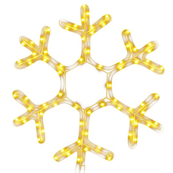 vidaXL lumehelbe figuur 72 LEDiga soe valge 38x37 cm