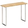 vidaXL konsoollaud naturaalsete servadega, 105 x 33 x 76 cm, mangopuit