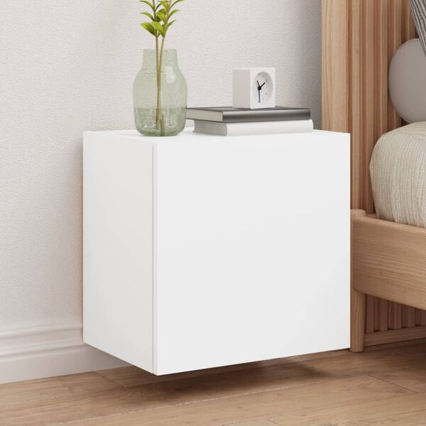 vidaXL teleri seinakapid 2 tk, valge, 40,5 x 30 x 40 cm, tehispuit