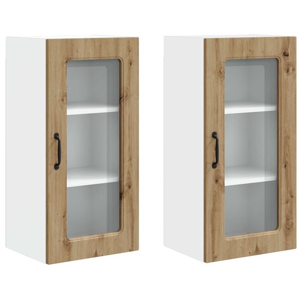 vidaXL K&ouml;&ouml;gikapp Kalmar 2 pcs K&auml;sit&ouml;&ouml;puu 40 x 31 x 80 cm Tehispuit