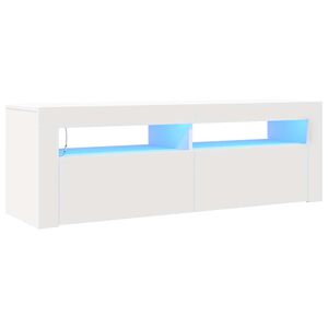 vidaXL telerialus LED-tuledega, valge, 120 x 35 x 40 cm