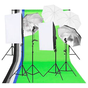 vidaXL fotostuudio valgustuskomplekt