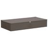 vidaXL Salvestuskarp Mittekootud kangas 100 x 50 x 18 cm 90 l Hall