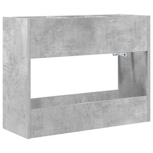 vidaXL Hoidik ja riputustugi Betoonhall 65 x 24 x 50 cm Tehispuit