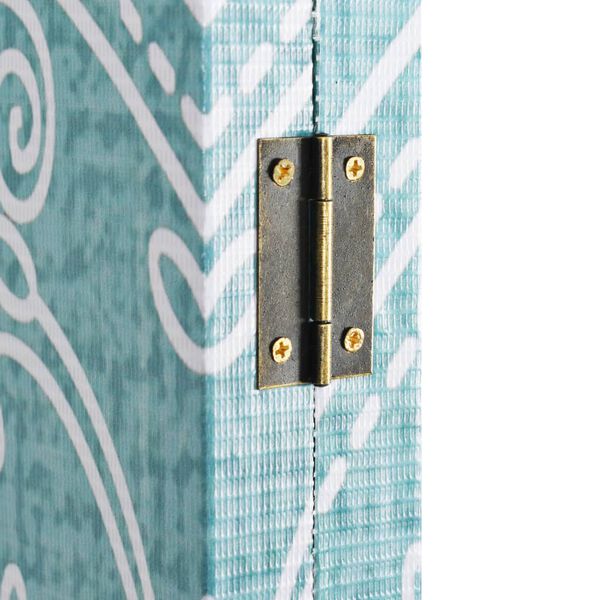 vidaXL kokkupandav sirm 160 x 170 cm liblikaga, sinine