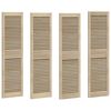 vidaXL Kappi Uks 4 pcs Neutraalne 140,5 x 2,1 x 39,5 cm Tahke m&auml;nd