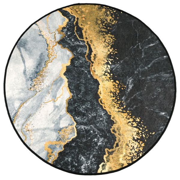 vidaXL vaip, pestav, mitmev&auml;rviline, &Oslash;120 cm