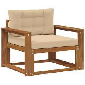 vidaXL V&auml;ljas Keskmine Diivan Tugev akatsiapuu Neutraalne