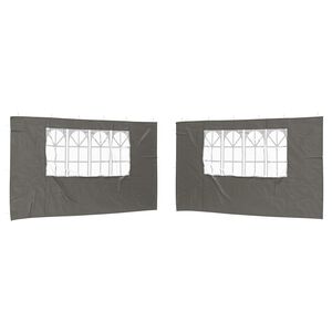vidaXL Peotelgi k&uuml;lgtool 2 pcs 400 x 195 cm Antratsiit PE ja teras