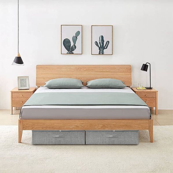 vidaXL hoiukast, kangas, 70 x 40 x 18 cm, hall