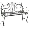 vidaXL Aiapink 2-Istekohtade arv 114 x 56,5 x 90 cm Teras H&otilde;behall