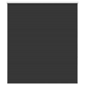 vidaXL pimendav ruloo must 130x130 cm kanga laius 126,6 cm pol&uuml;ester