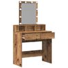 vidaXL Dressing Table sahtliga Vana puit 80 x 41 x 144.5 cm Tehispuit