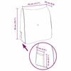 vidaXL Seljatugi padi Pruun 45 x 24 x 50 cm Samet