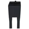 vidaXL kõrgendatud taimelava, antratsiithall, 60x25x46 cm, PP rotang