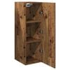 vidaXL telerikapp Old Wood 30,5x30x90 cm Engineered Wood