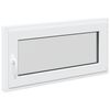 vidaXL Keldriakendus RISOR 100 x 50 cm PVC ja klaas Valge