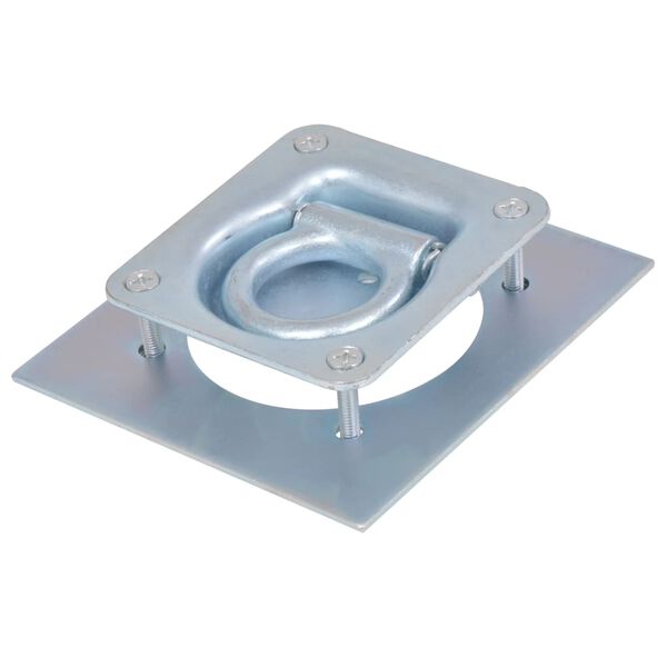 vidaXL j&auml;relk&auml;ru sidumisr&otilde;ngad 8 tk, tsingitud teras, 2000 kg