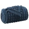 vidaXL Pleedi pleed Tumesinine 150 x 130 cm Fliis